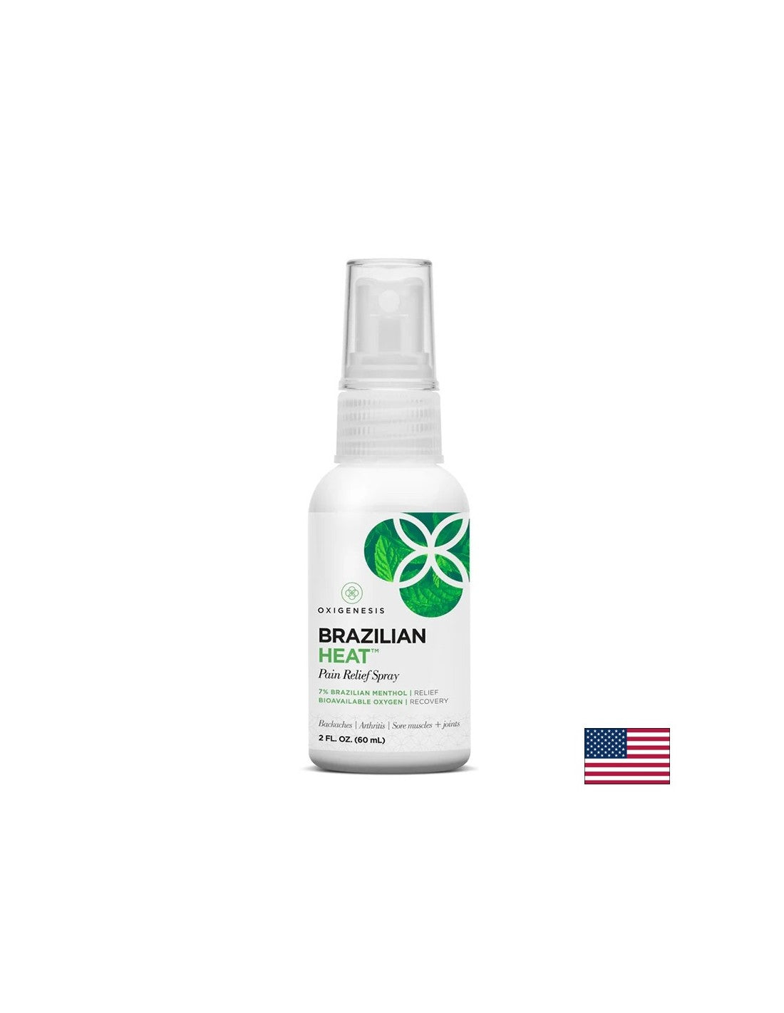 Fájdalomcsillapító spray izmokra és ízületekre - brazil mentollal, algákkal és MSM-mel, 60 ml