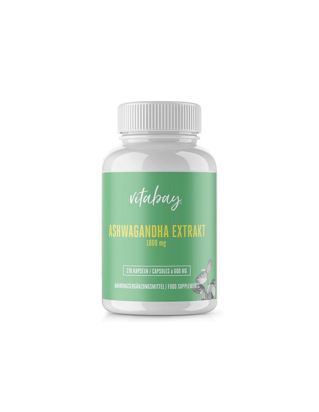 Stressz és jó hangulat - Ashwagandha, 600 mg x 270 kapszula