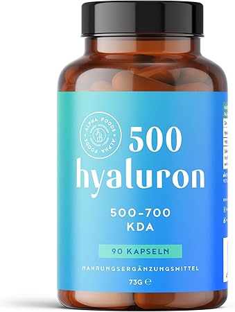 Hyaluronic Acid 500 mg + Zinc /90 capsules, 3 months / - Nutra Best Europe