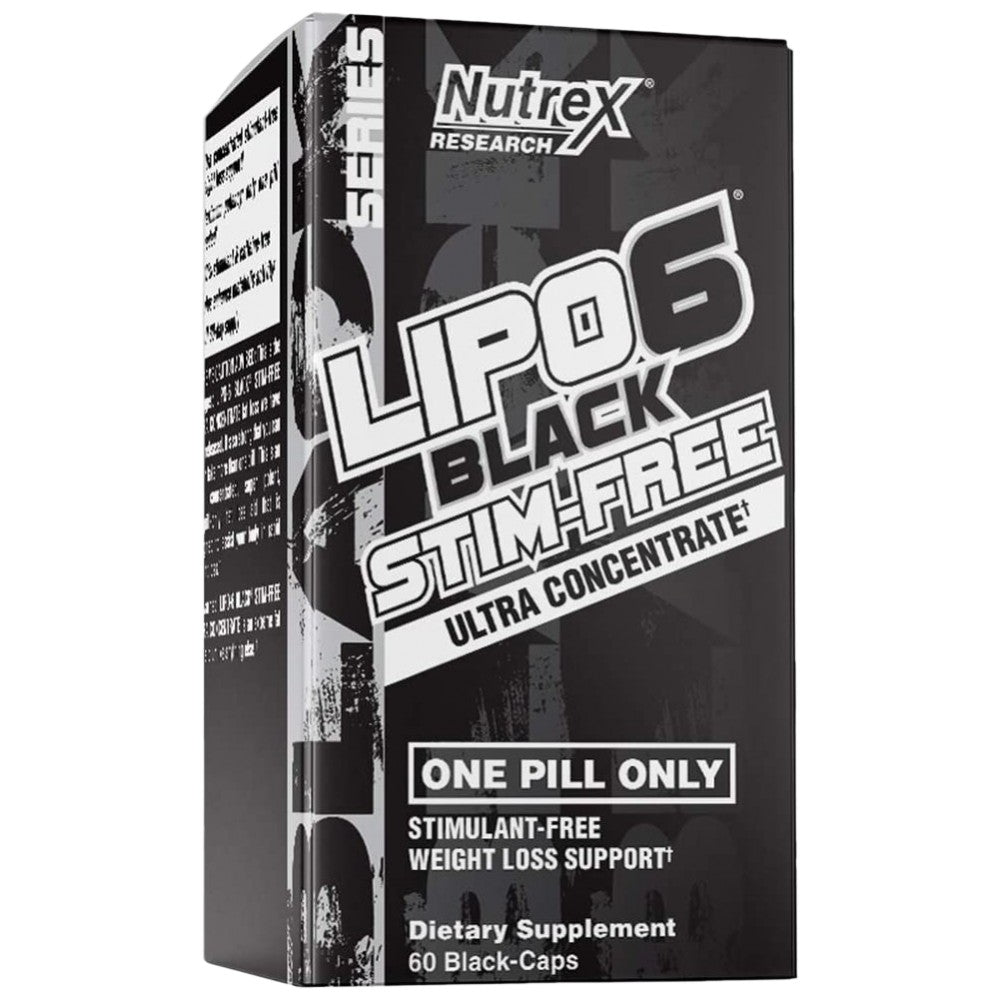 Lipo 6 Black Ultra Concentrate / Stim-Free - 60 capsules - Nutra Best Europe