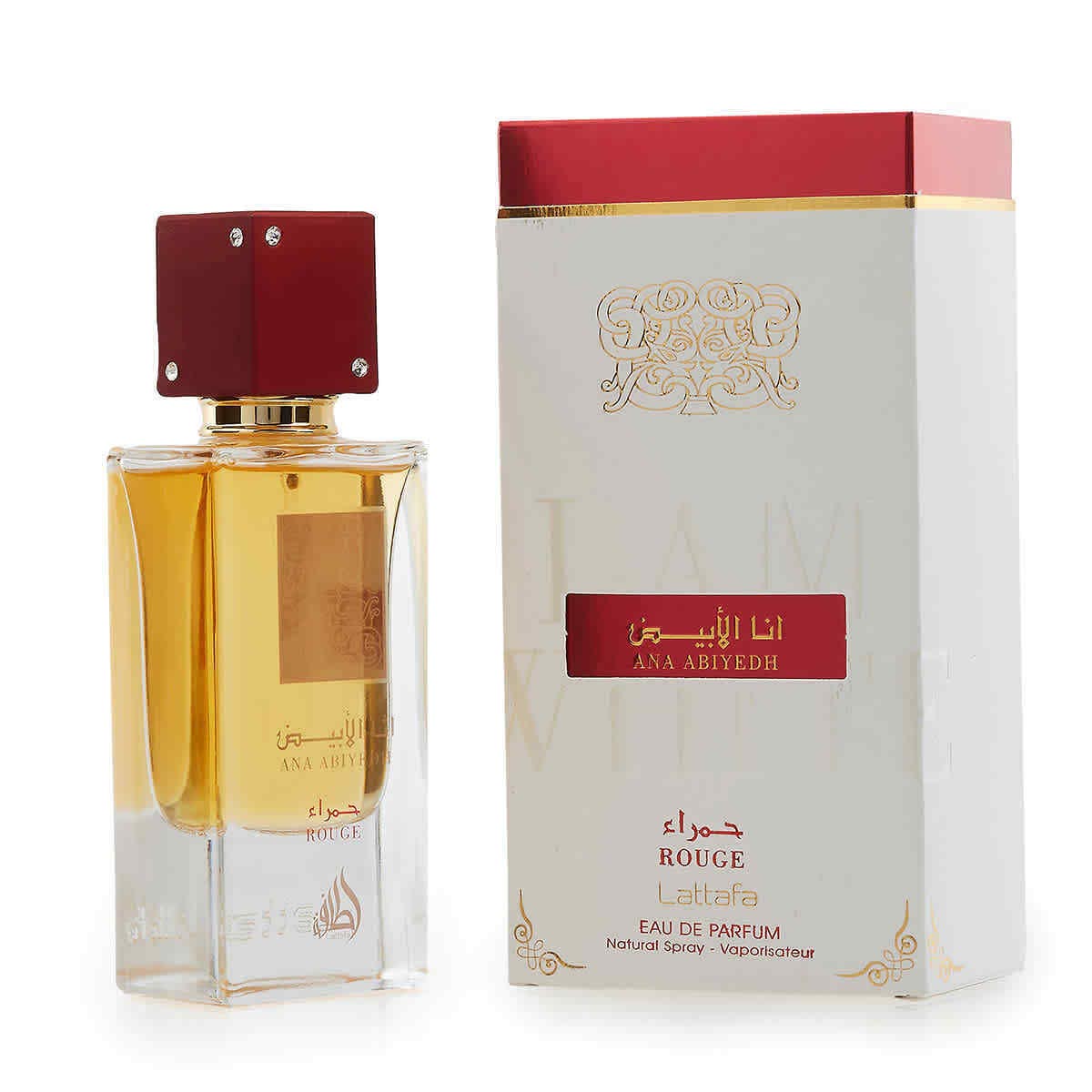 LATTAFA ANA ABIYEDH ROUGE EDP SPRAY 60ML - Nutra Best Europe