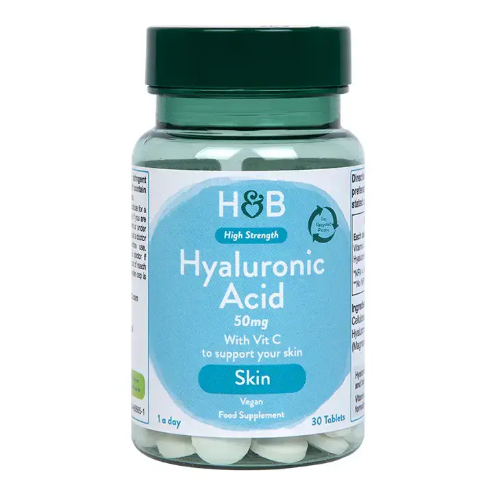 Hyaluronic Acid 50mg 30 tablets HOLLAND & BARRETT - Nutra Best Europe