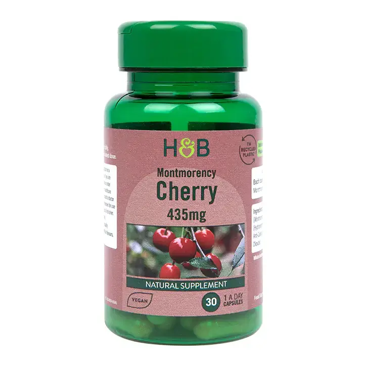 Cherry variety Montmorency (Montmorency Cherry) 435mg 30 capsules HOLLAND & BARRETT - Nutra Best Europe