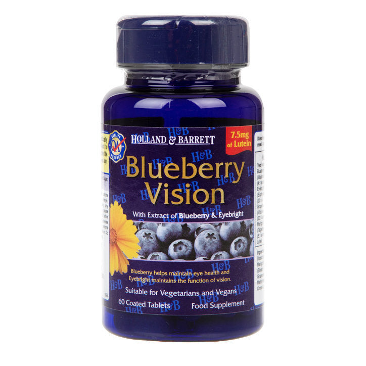 Blueberry Vision - 60 Tablets - Nutra Best Europe