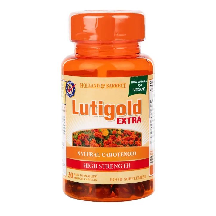 Lutein Extra (Lutigold) 20mg 30 capsules HOLLAND & BARRETT - Nutra Best Europe