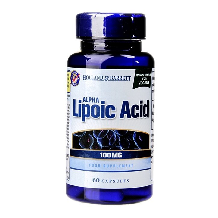 Alpha Lipoic Acid 100 mg - 60 capsules - Nutra Best Europe