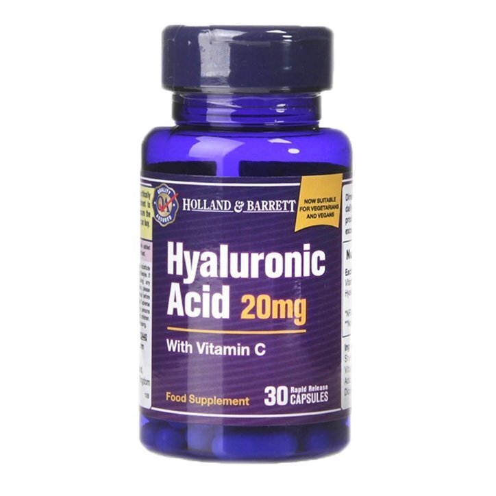 Hyaluronic Acid 20 mg / with Vitamin C - 30 capsules - Nutra Best Europe
