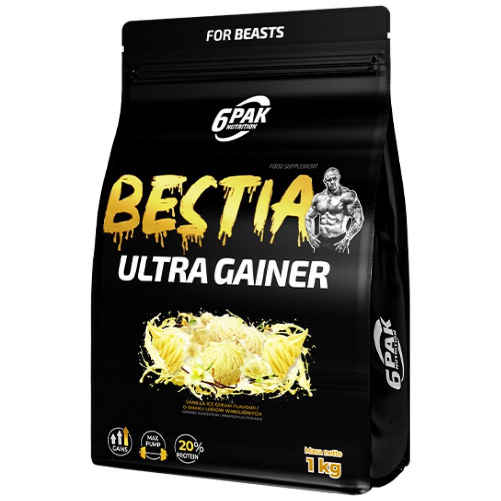 BESTIA Ultra Gainer - 1000 grams - Nutra Best Europe