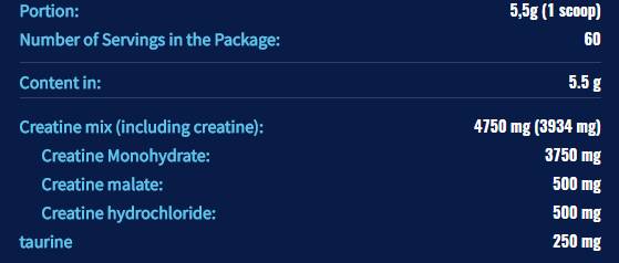 CREA PAK (Creatine Matrix) - 330 grams - Nutra Best Europe