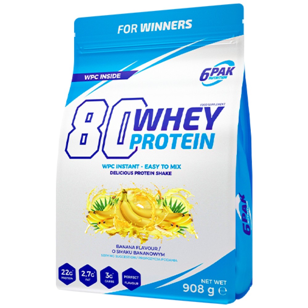 80 Whey Protein | WPC Instant - 908 grams - Nutra Best Europe