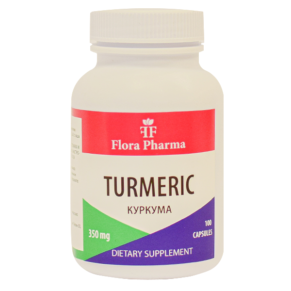 Kurkuma 700 mg (Curcuma longa) /100 kapszula, 50 adag/ FLORA PHARMA