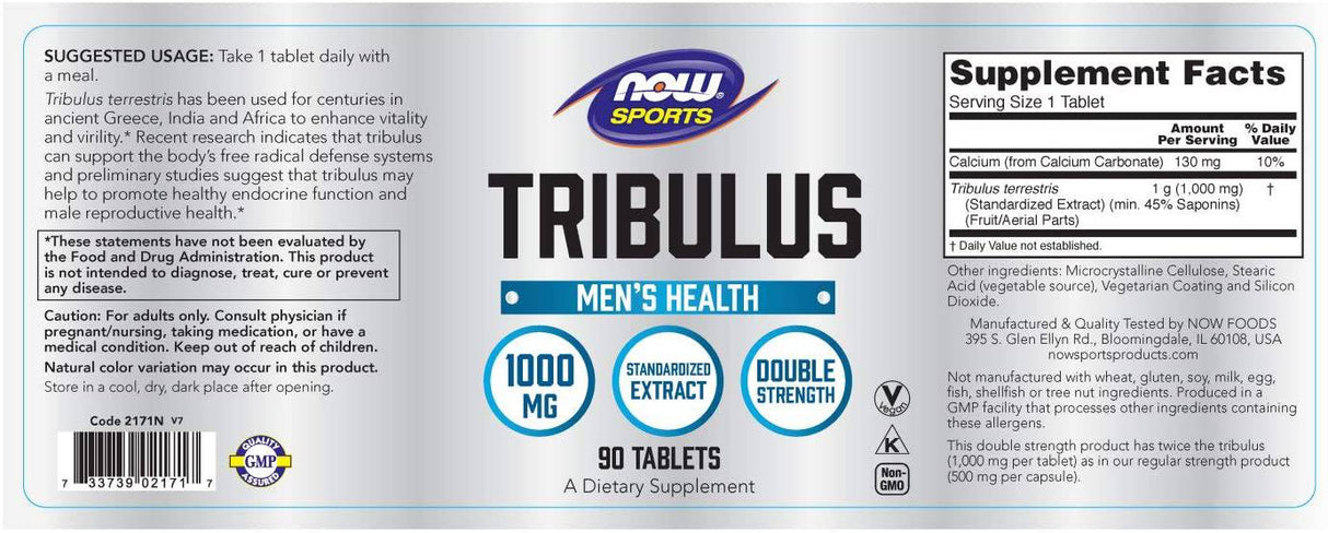 Tribulus 1000 mg - 90 Tablets - Nutra Best Europe