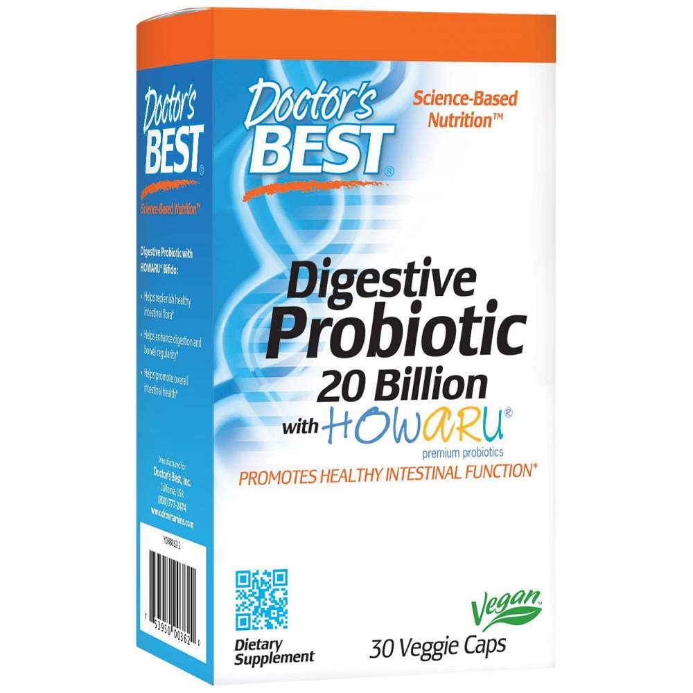 Digestive Probiotic 20 Billion - 30 capsules - Nutra Best Europe