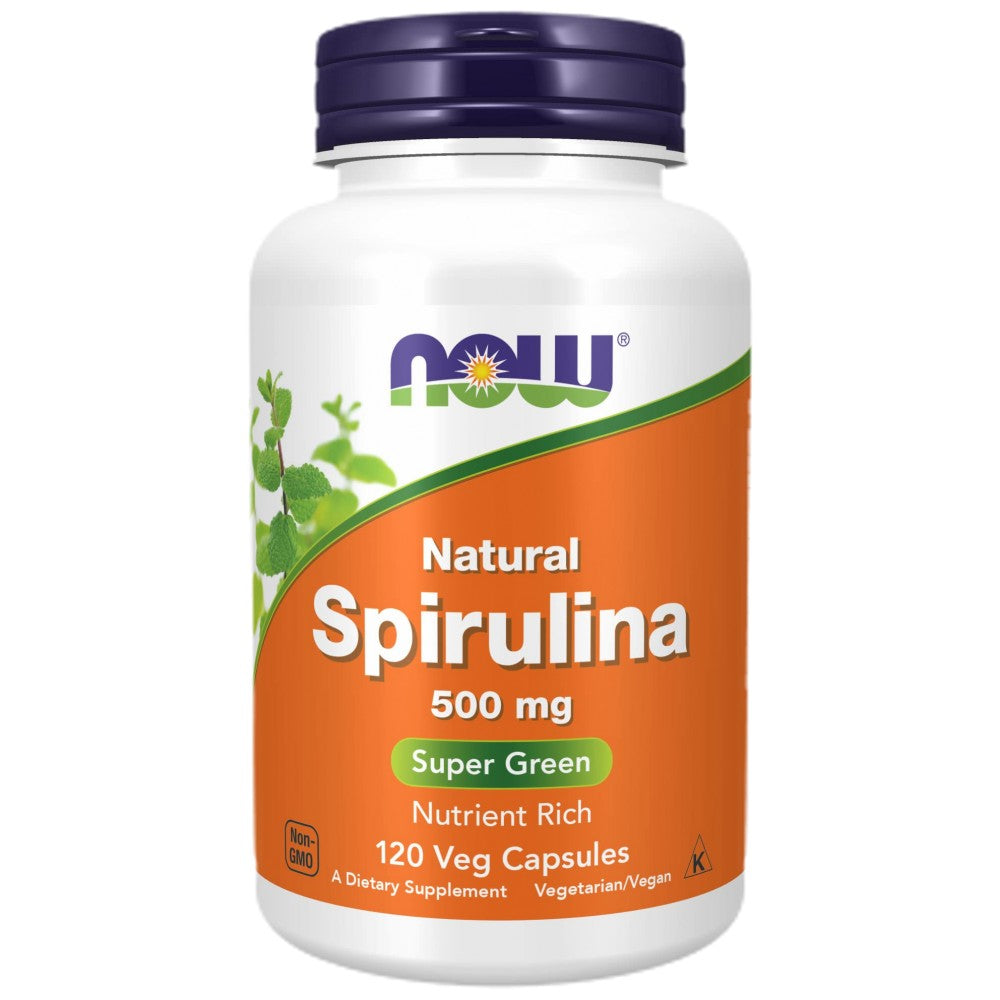 Natural Spirulina 500 mg - 120 capsules - Nutra Best Europe