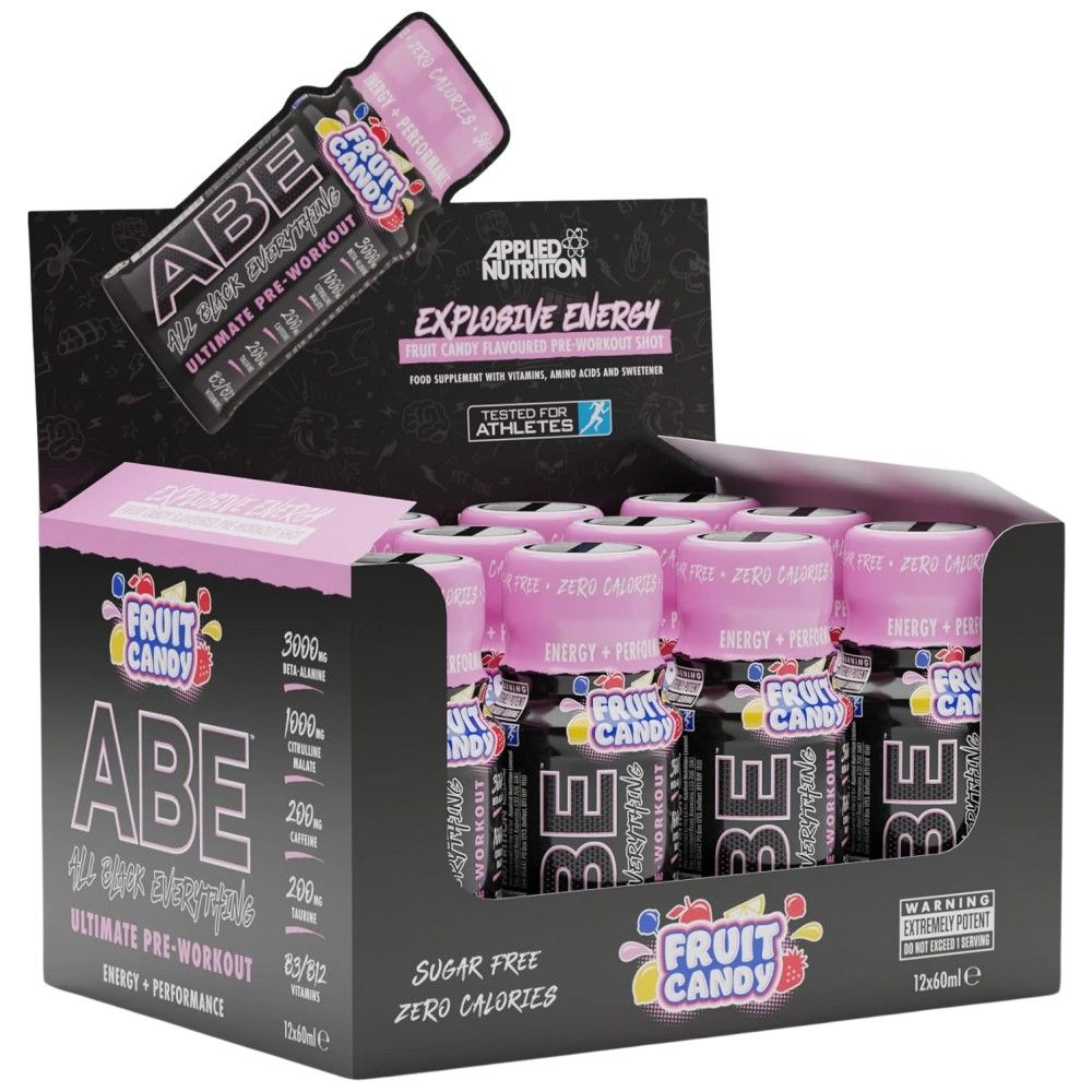 ABE Shot | All Black Everything Pre-Workout - 12 x 60 ml - Nutra Best Europe