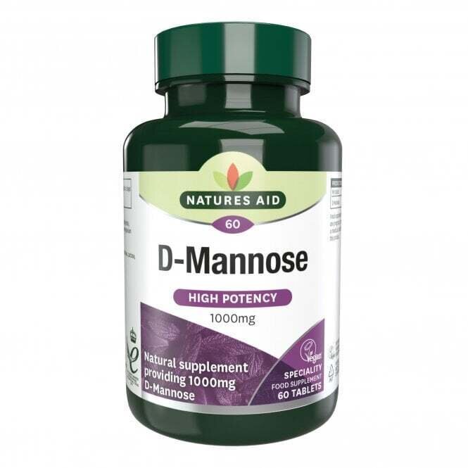 D-Mannose (D-Mannose) 1000mg 60 tablets NaturesAid - Nutra Best Europe
