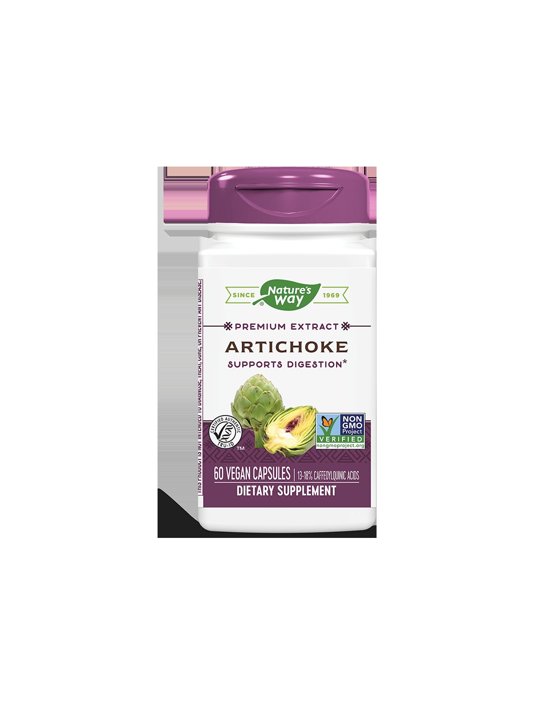 Artichoke 450 mg - 60 capsules - Nutra Best Europe