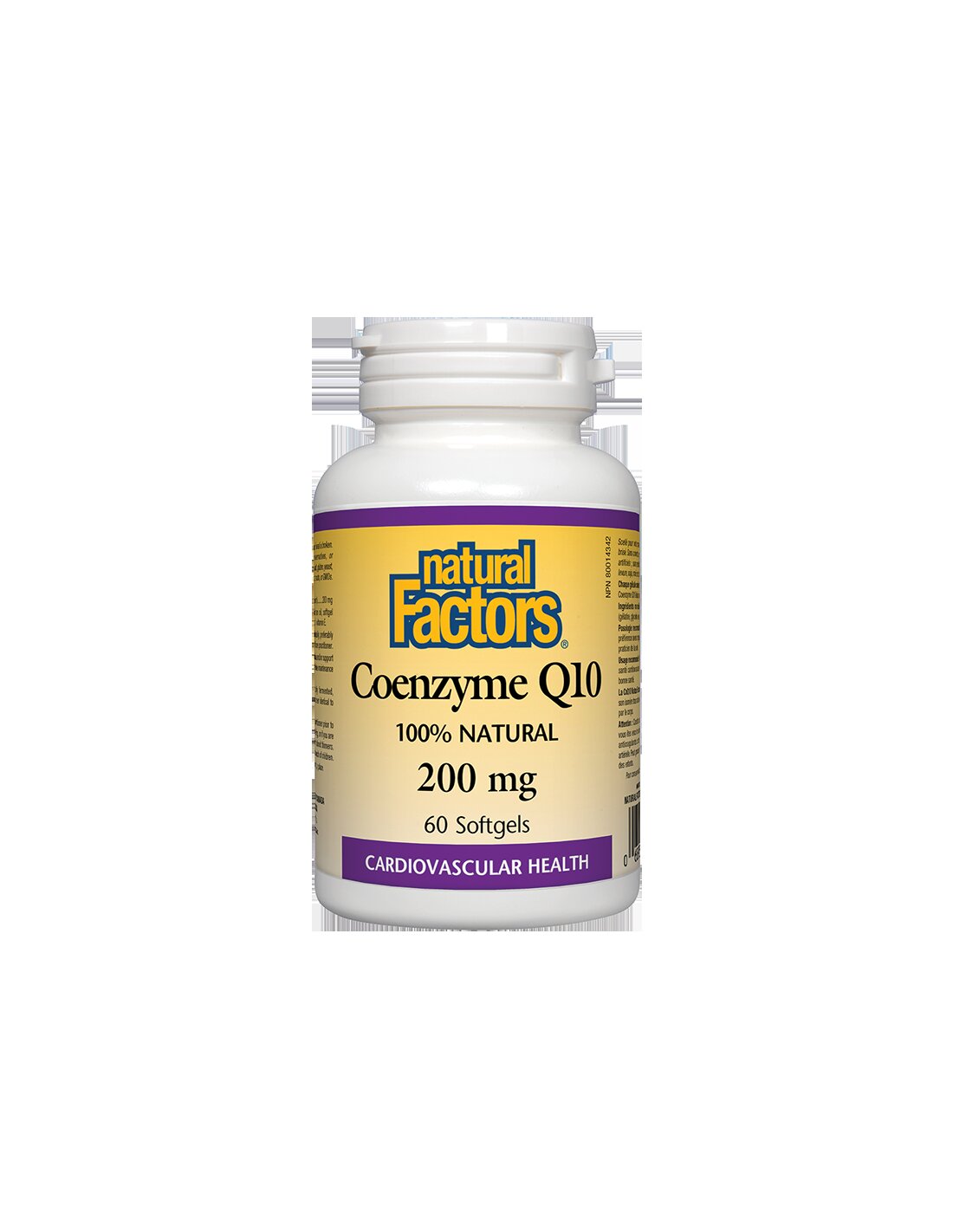 Coenzyme Q10 200 mg - 60 Gel capsules - Nutra Best Europe