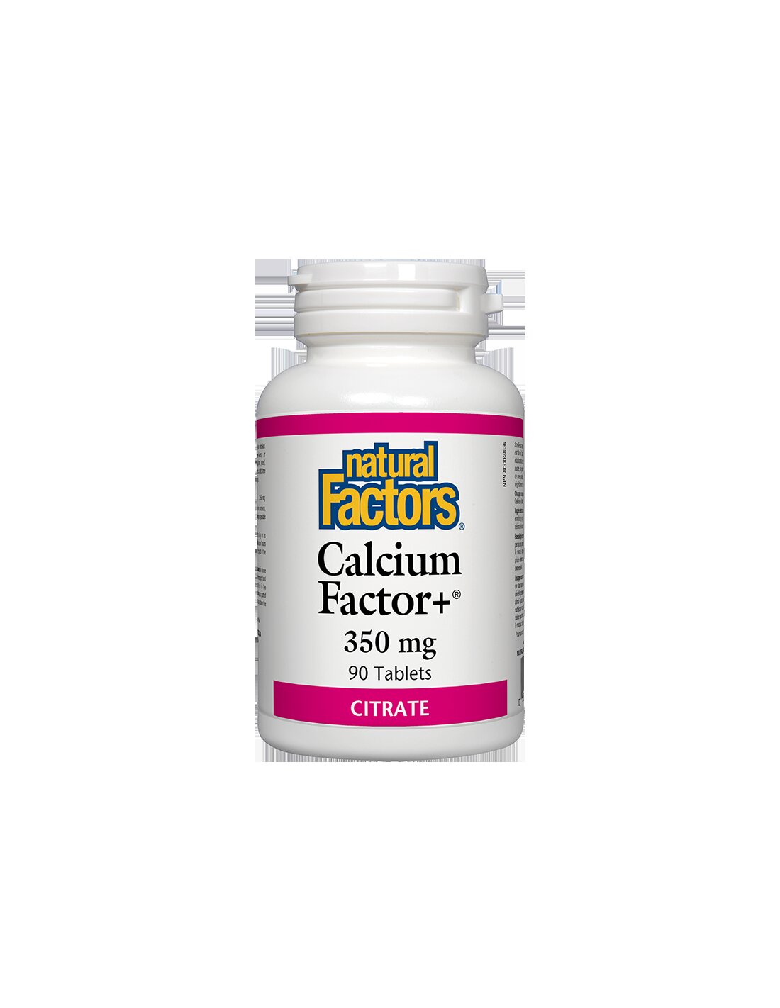 Calcium Factor+ 350 mg - 90 Tablets - Nutra Best Europe
