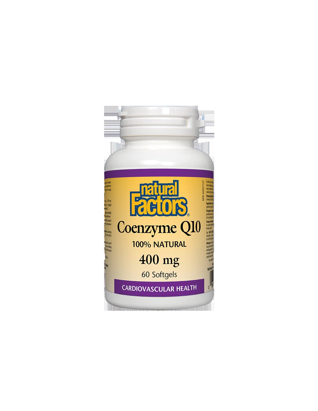 CoQ10 400 mg - 60 Gel capsules - Nutra Best Europe