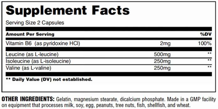 BCAA Pro - 100 capsules - Nutra Best Europe