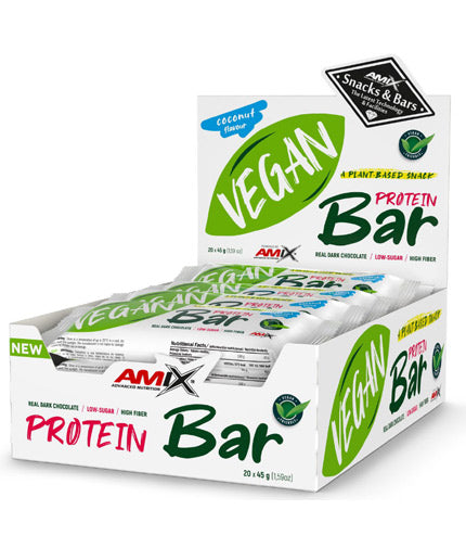 Vegan Protein Bar Box / 20 x 45 g - Nutra Best Europe