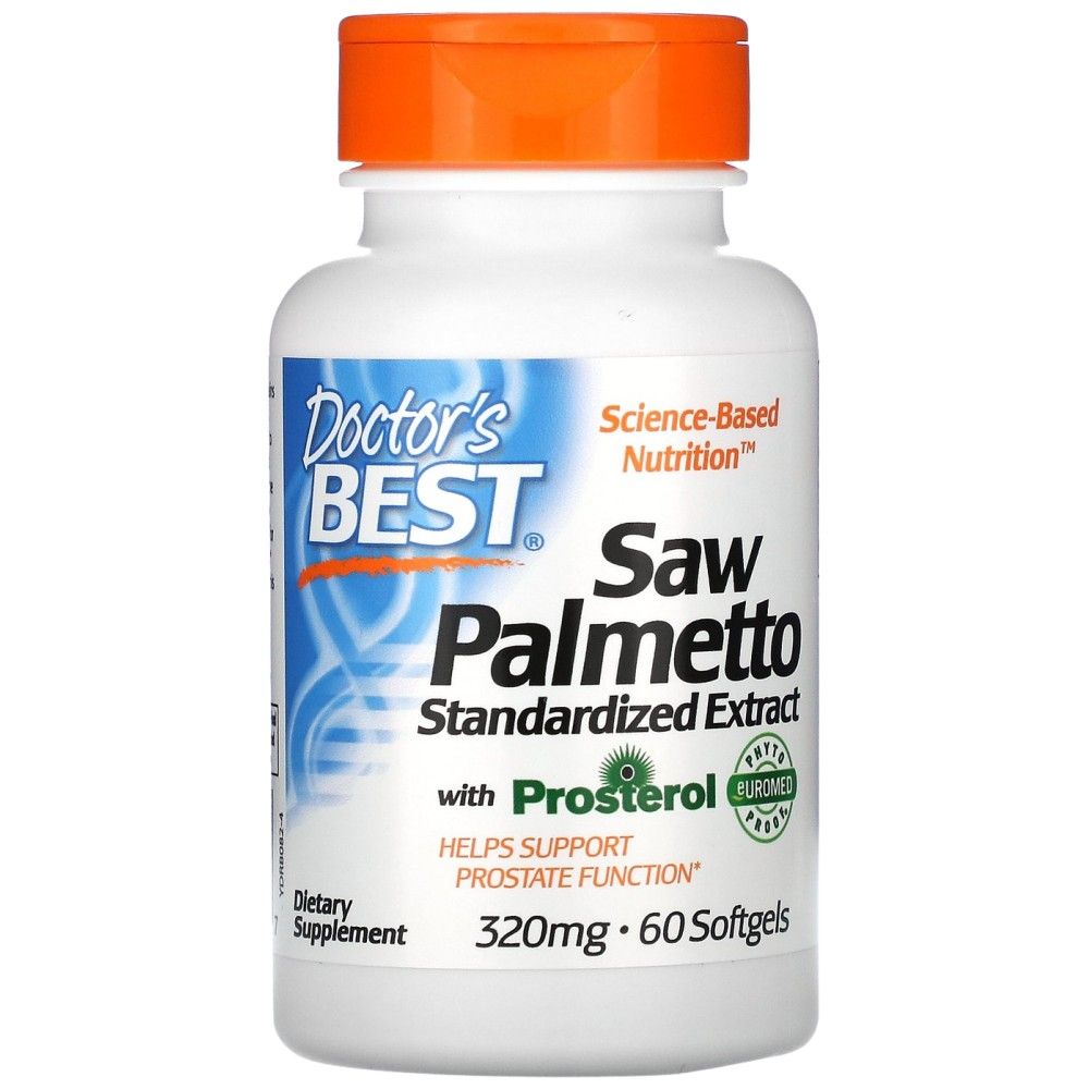 BEST Saw Palmetto 320 mg - 60 Gel capsules - Nutra Best Europe