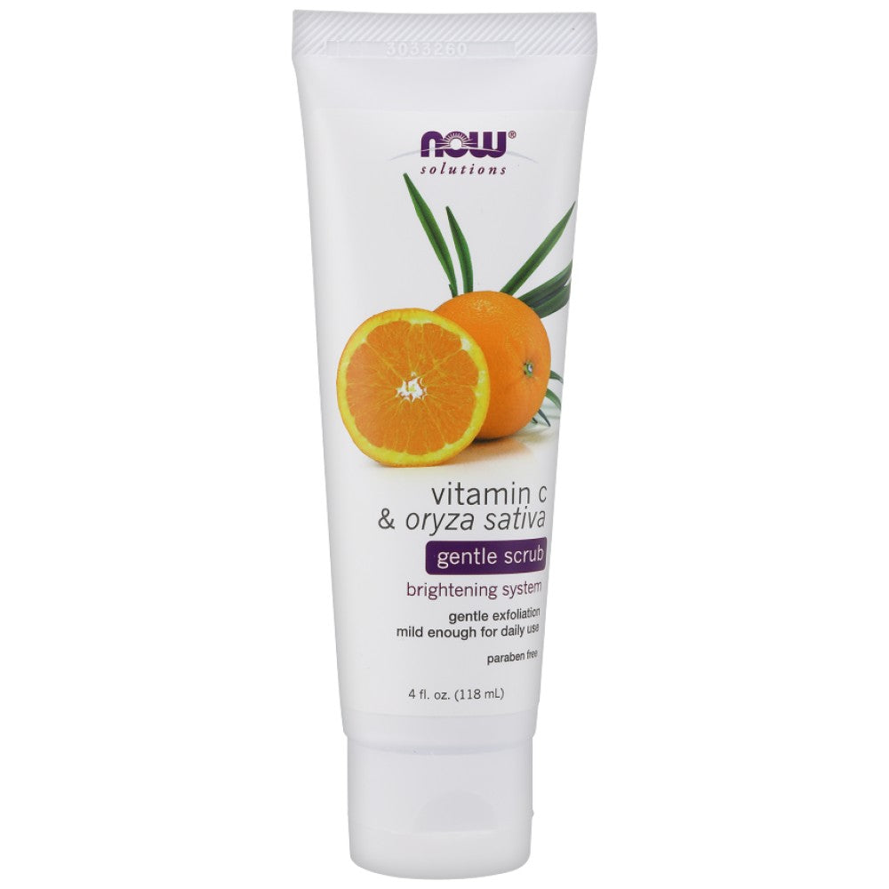 Vitamin C & Oryza Sativa Gentle Scrub | Paraben Free - 118 ml - Nutra Best Europe