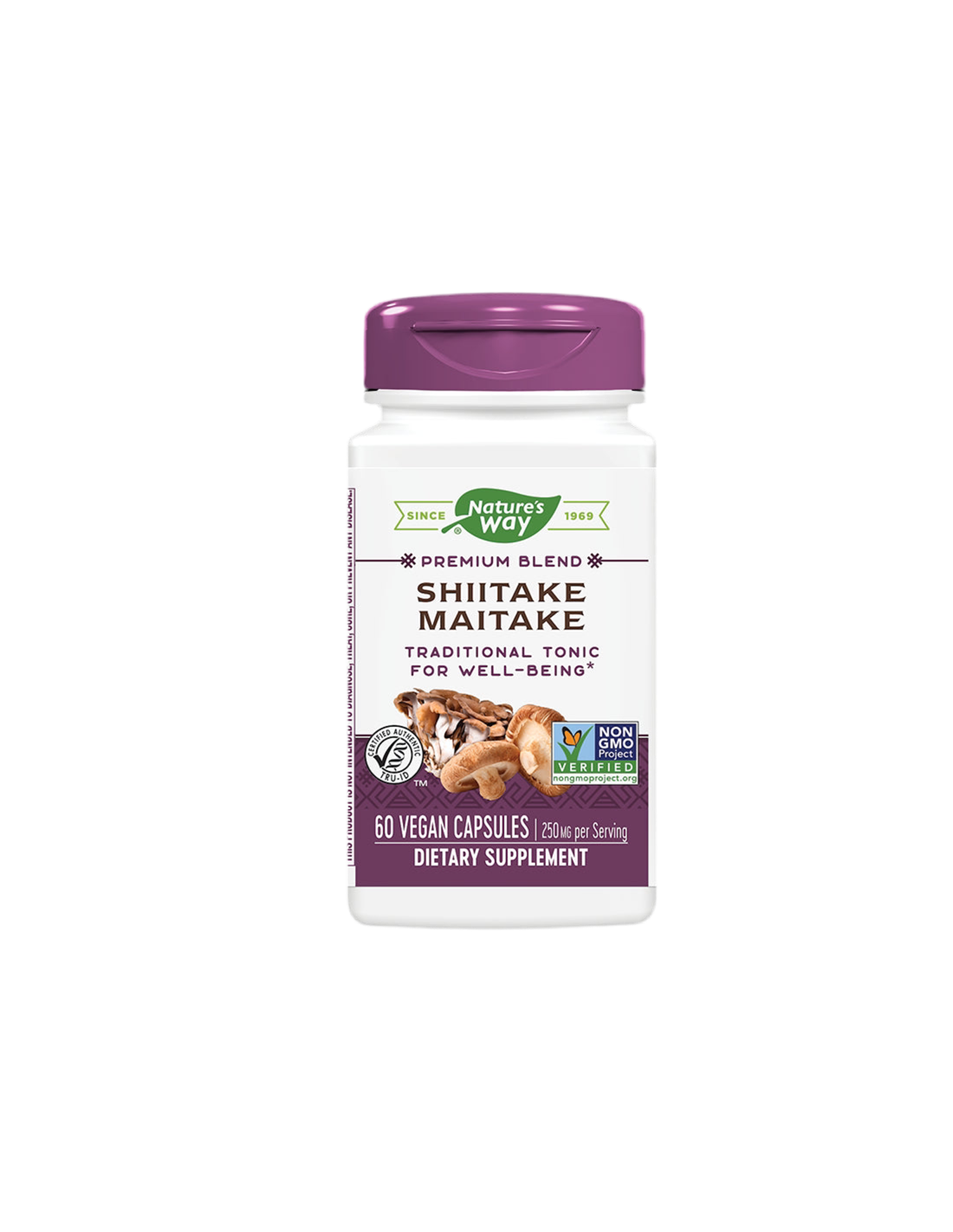 Shiitake & Maitake 250 mg - 60 capsules - Nutra Best Europe