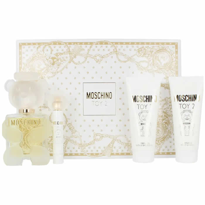 Moschino Toy 2 Eau De Parfum Spray 100ml Set 4 Pieces - Nutra Best Europe