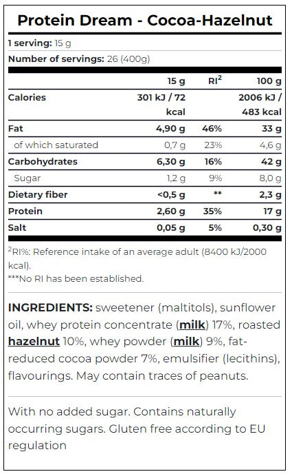 Protein Dream 0.400 kg - Nutra Best Europe