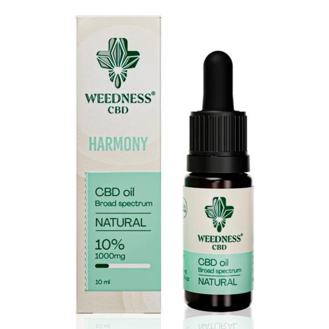 Хармония CBD масло 10% Широк спектър |Натурално (10ml) - Nutra Best Europe