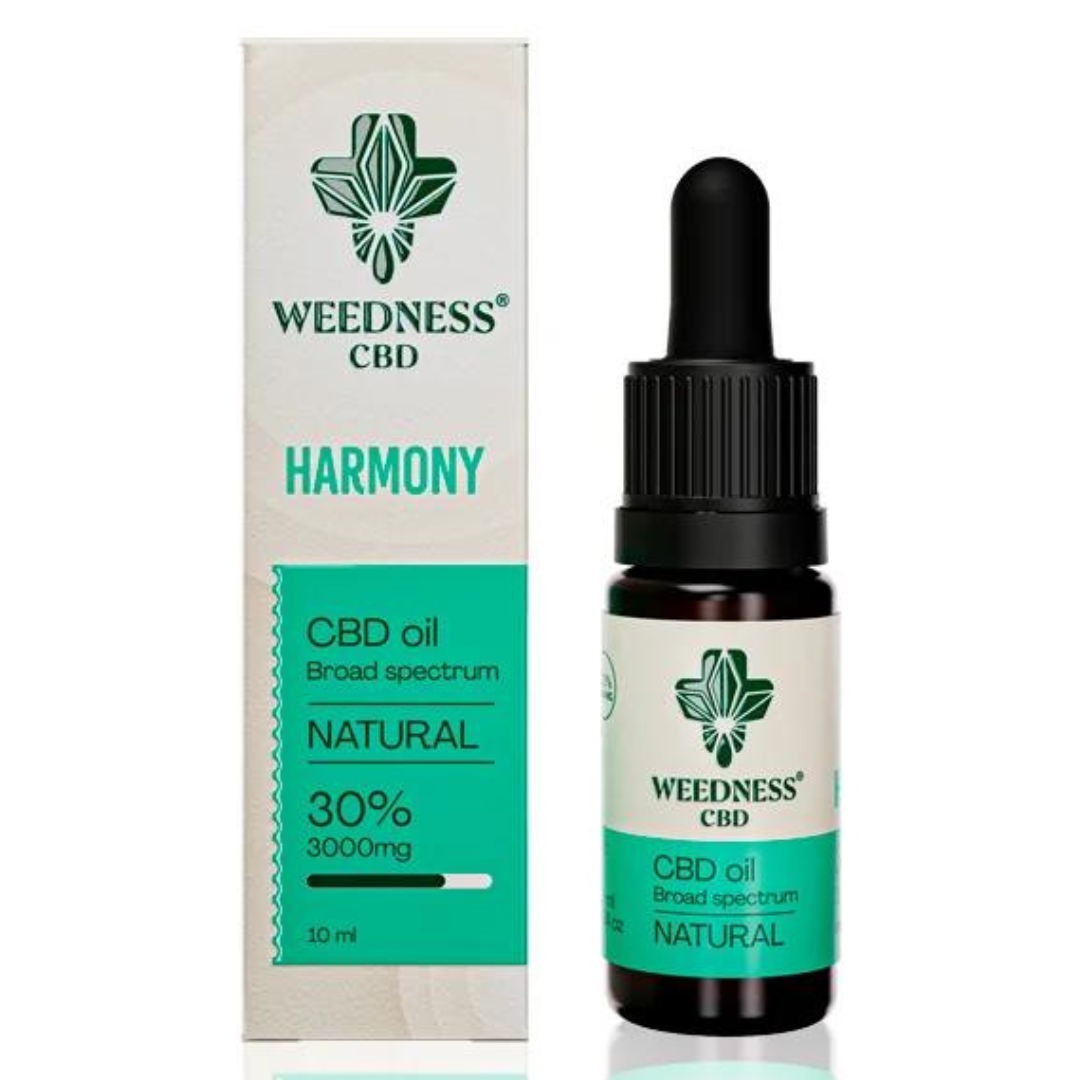 Хармония CBD масло 30% Широк спектър |Натурално (10ml) - Nutra Best Europe