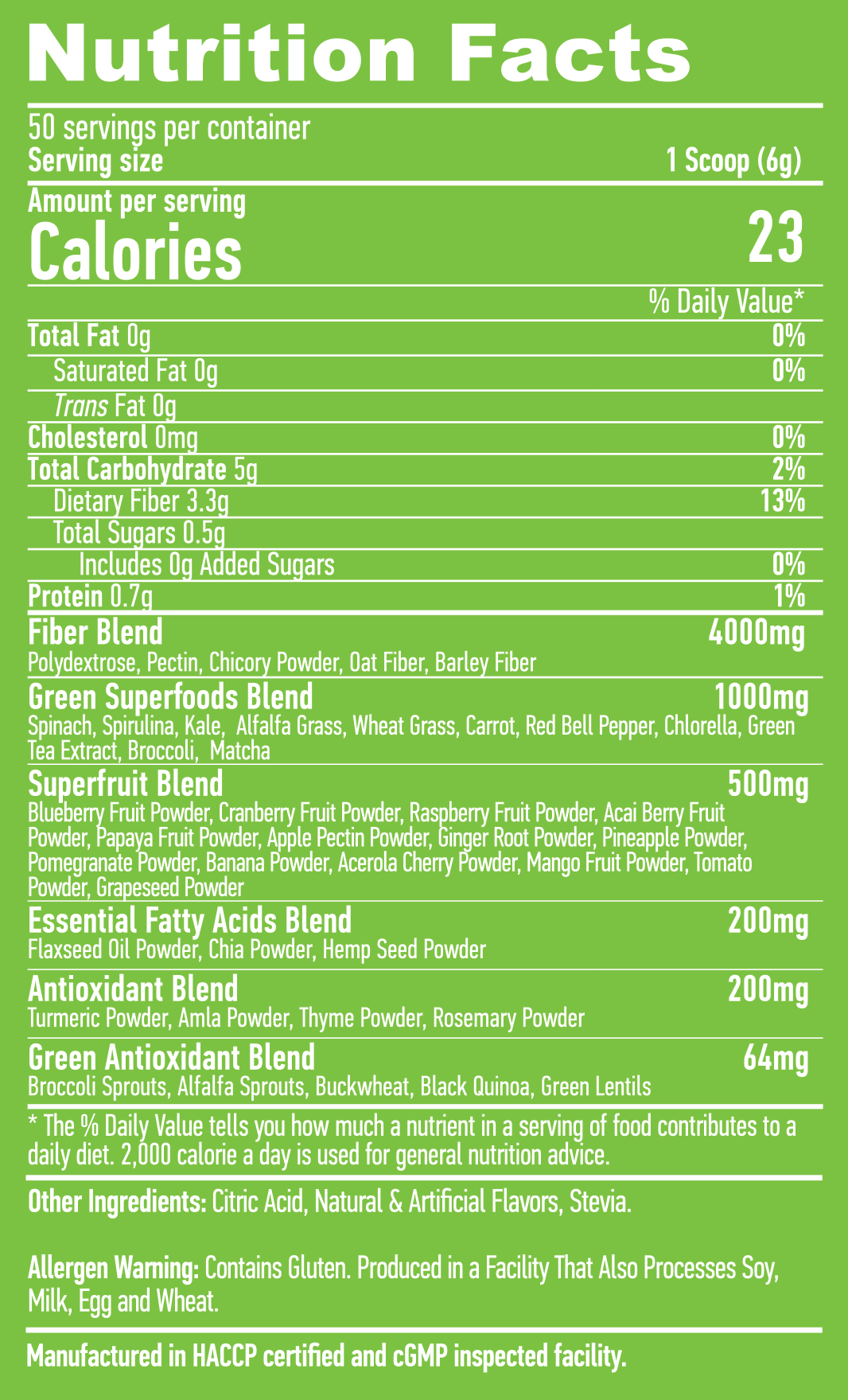 Super Greens - 0.300 kg - Nutra Best Europe