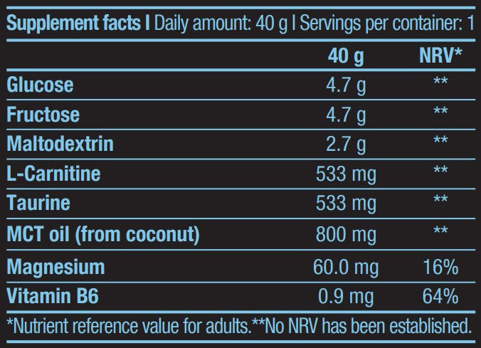 Energy Gel PRO / 40 g - Nutra Best Europe
