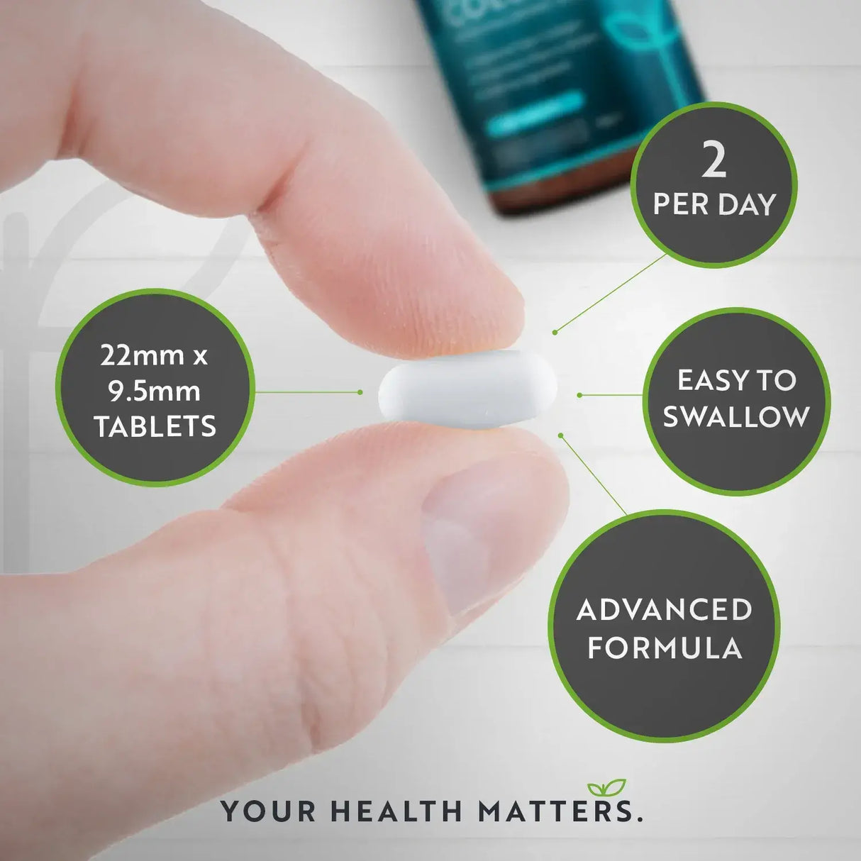 Fish Collagen 1400 mg with Hyaluronic Acid 100 mg 120 tablets - Nutra Best Europe