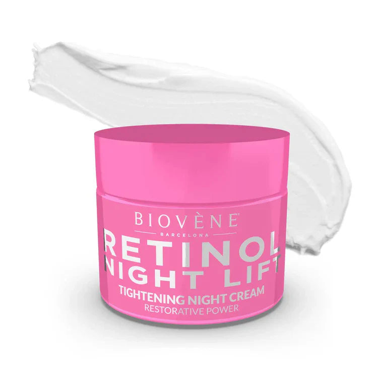 Retinol night firming cream with active ingredients for regeneration 50 ml - Nutra Best Europe