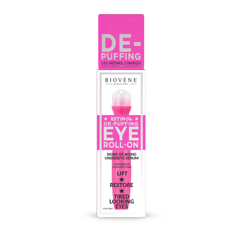 Retinol eye roller with cherry to reduce puffiness 15 ml - Nutra Best Europe