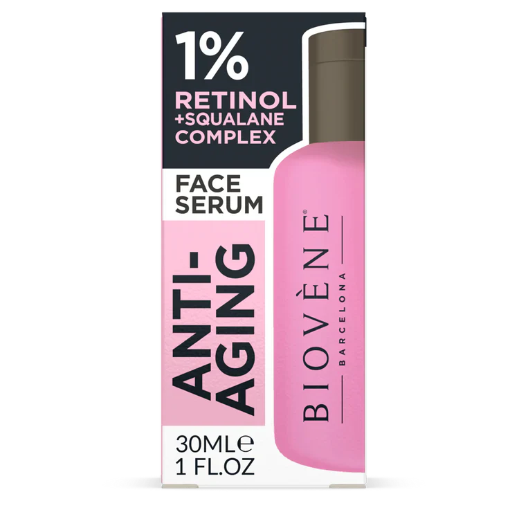 Retinol serum with squalane for smoothing wrinkles and fine lines 30 ml - Nutra Best Europe