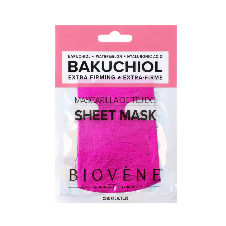 Bakuchiol mask with watermelon and hyaluronic acid for firming 1 pair - Nutra Best Europe