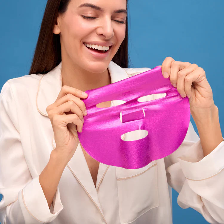 Bakuchiol mask with watermelon and hyaluronic acid for firming 1 pair - Nutra Best Europe