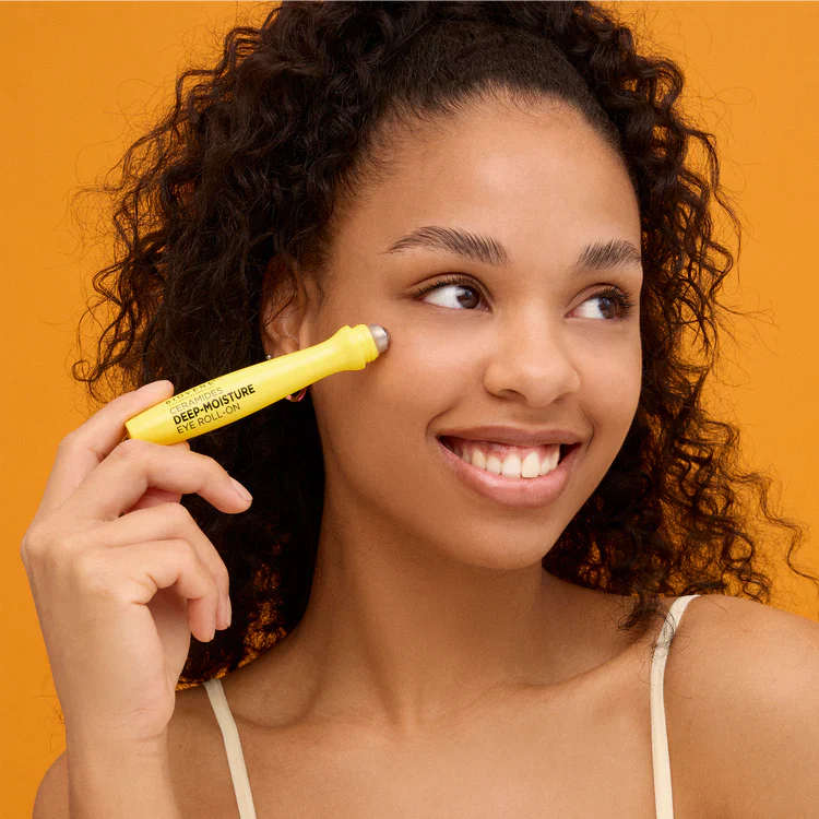 Ceramides hydrating eye contour roller with hyaluronic acid 15 ml - Nutra Best Europe