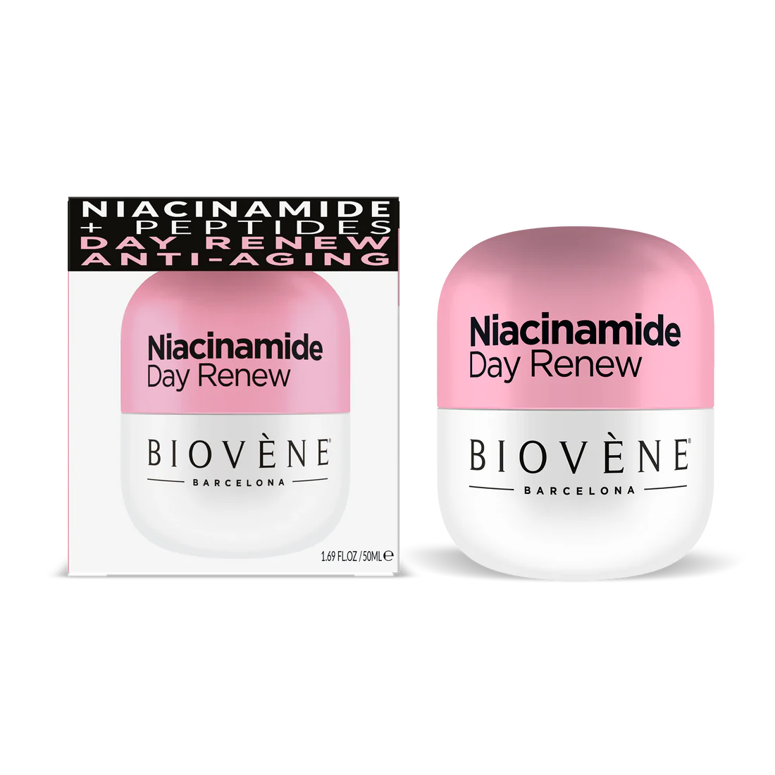 Day cream with niacinamide for revitalization and hydration - 50 ml - Nutra Best Europe