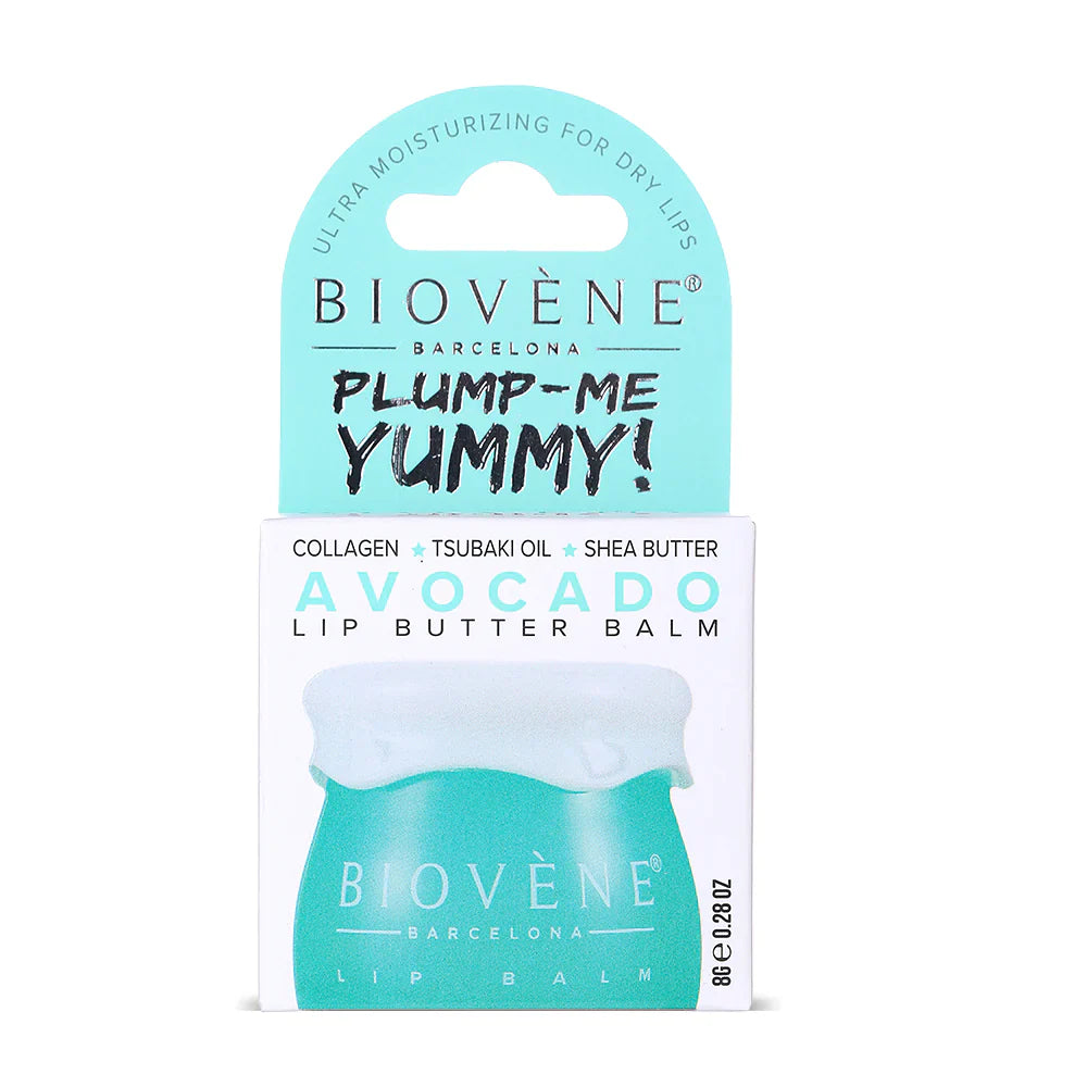 Lip balm with avocado and collagen for volume and softness - 8 grams - Nutra Best Europe