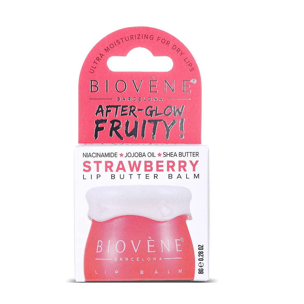 Lip Balm with Strawberry and Niacinamide for a Radiant Finish - 8 grams - Nutra Best Europe