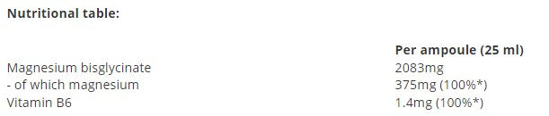 Chela - Mag B6 Cramp Shot Sport Edition Box / 9 x 25 ml - GLASS - 0.2 - Nutra Best Europe