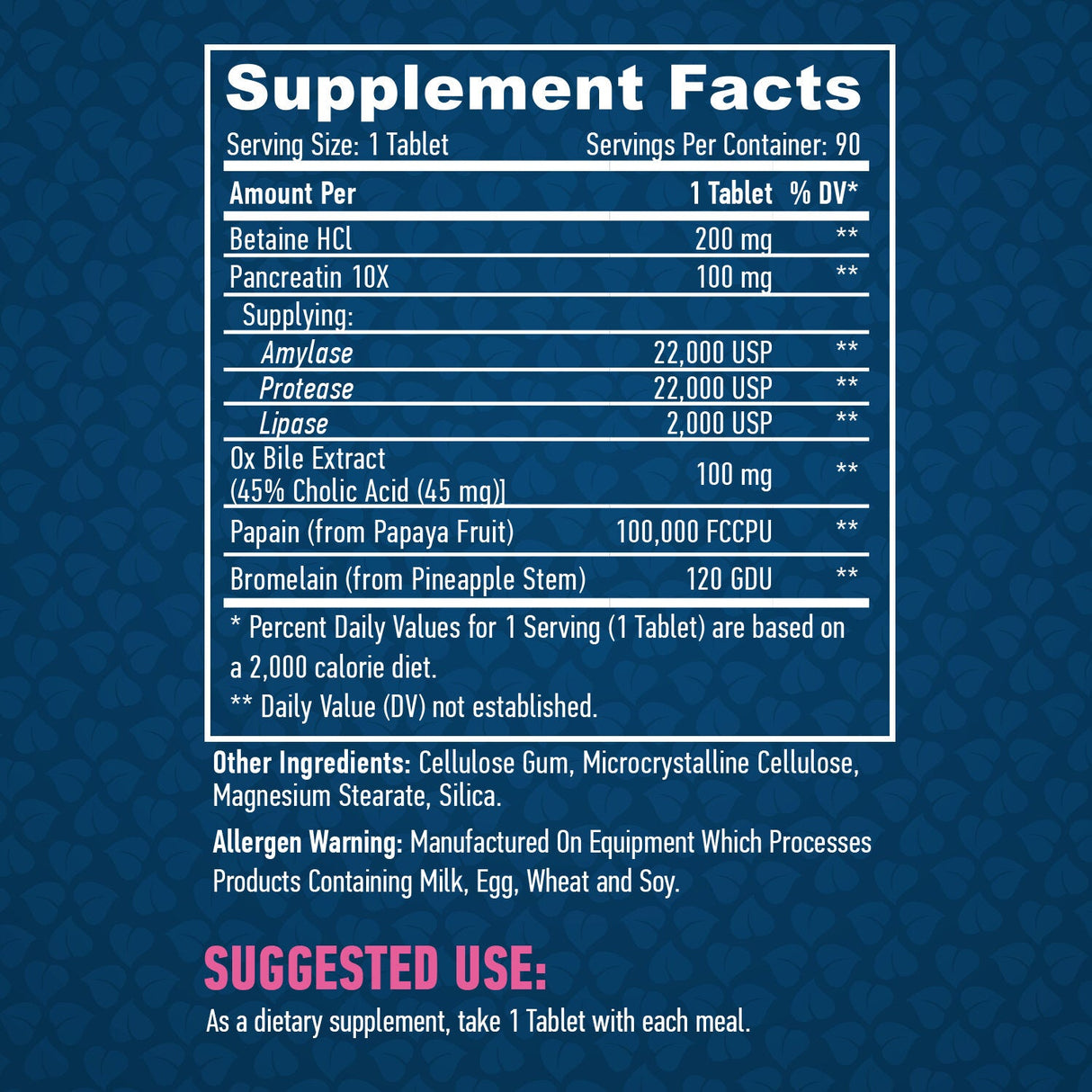 Super Enzyme Complex / 90tabs. - Nutra Best Europe