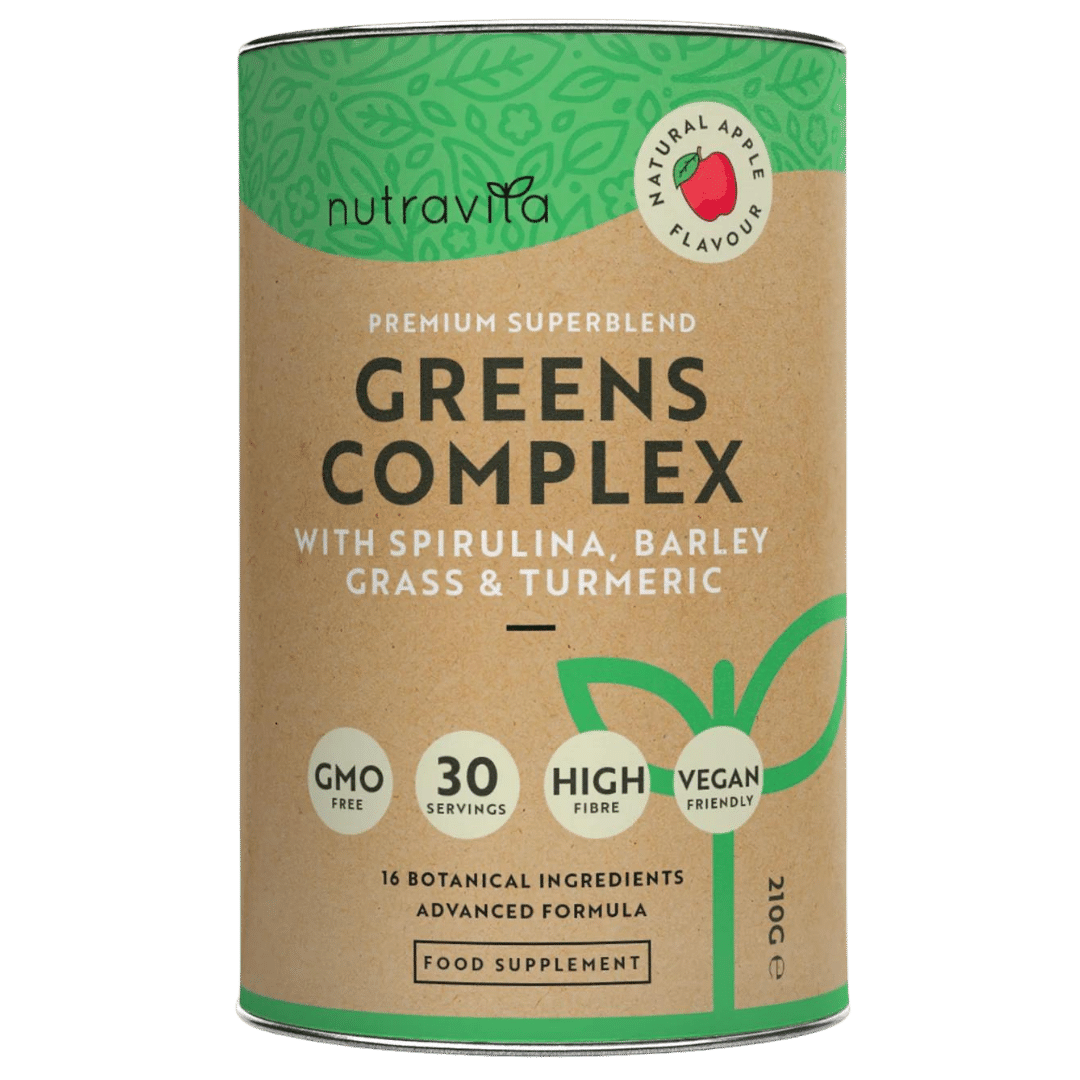Super Greens Complex (18 active ingredients) 200 g Nutravita - Nutra Best Europe