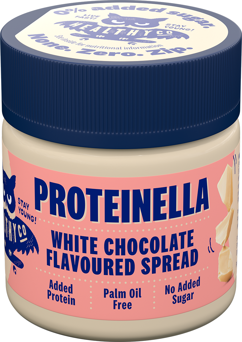 Proteinella White Chocolate 200 g - liquid white chocolate without added sugar and without palm oil - Nutra Best Europe