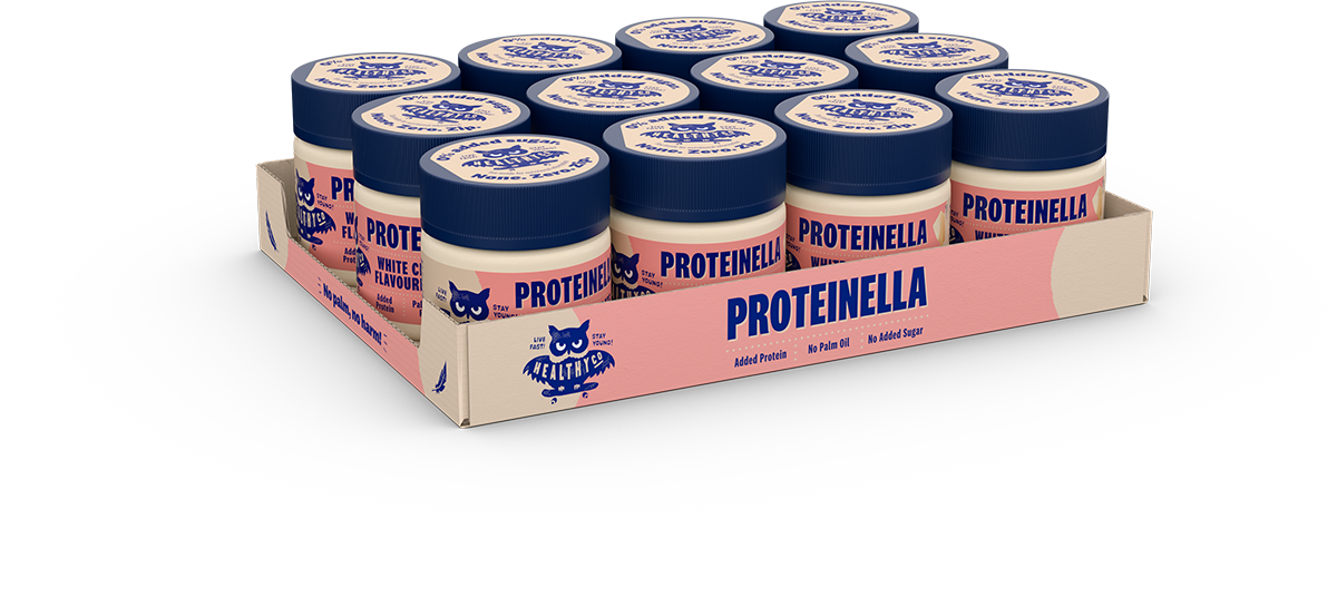 Proteinella White Chocolate 200 g - liquid white chocolate without added sugar and without palm oil - Nutra Best Europe